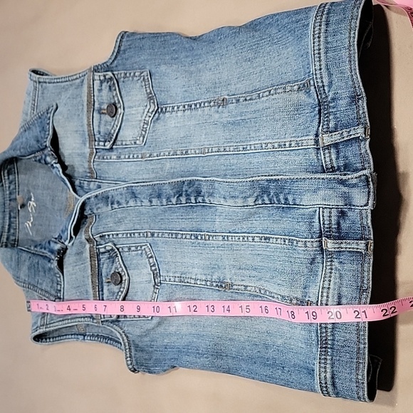 RARE Vintage MaxAzria Size XXS Denim Sleeveless Vest, Gently Used Condition - Picture 7 of 11
